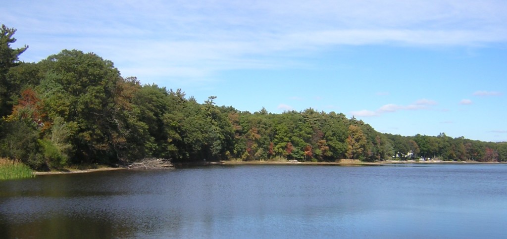 Reservoir Pond in Canton, Ma