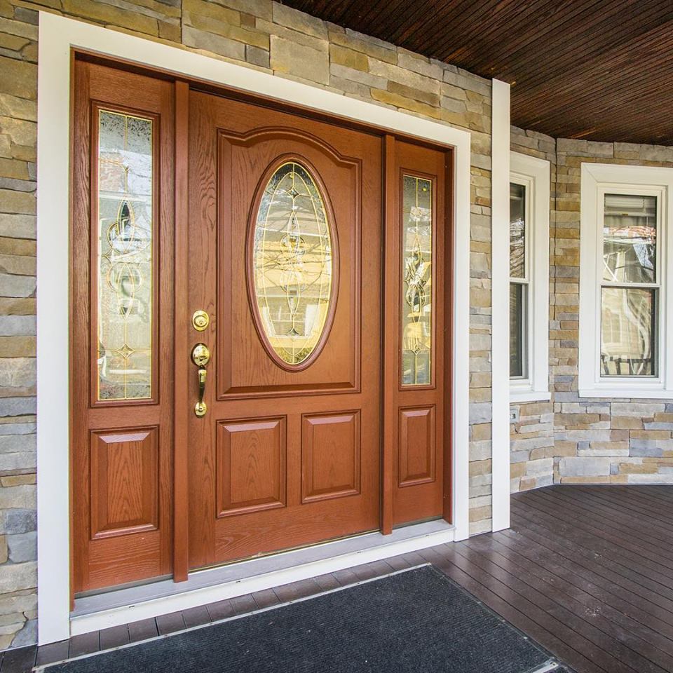 New Wooden Front Door