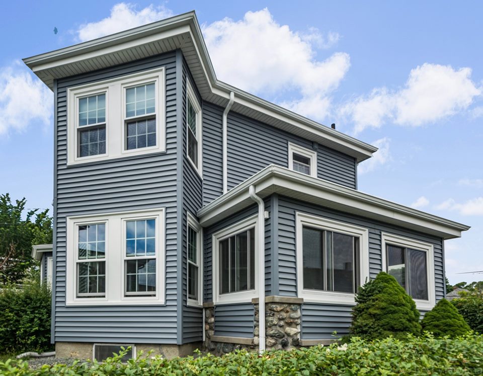 Waltham MA New Siding & Windows on Home