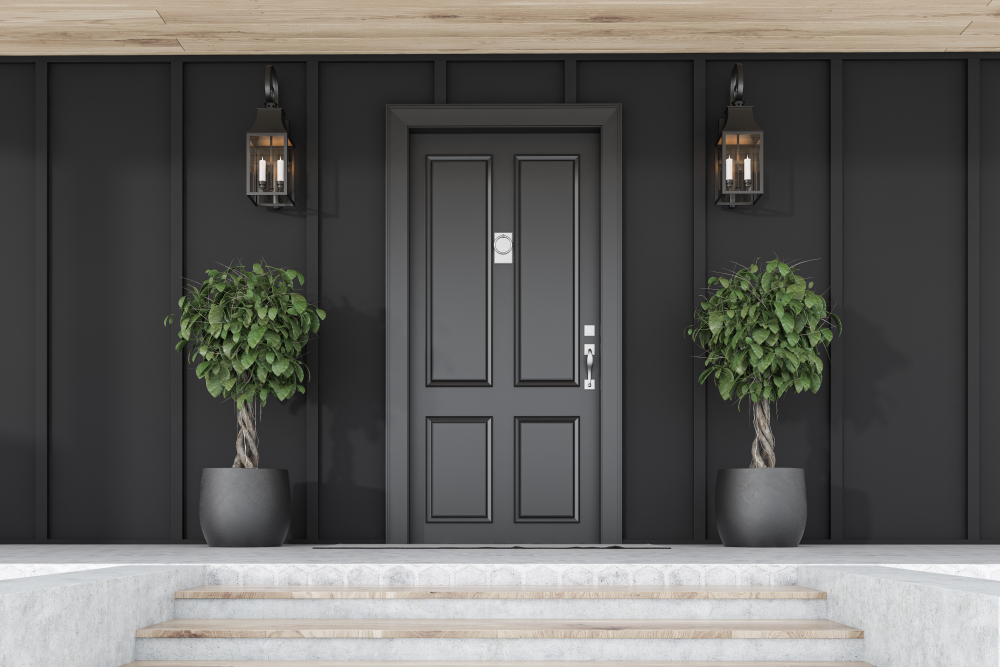 new front door black