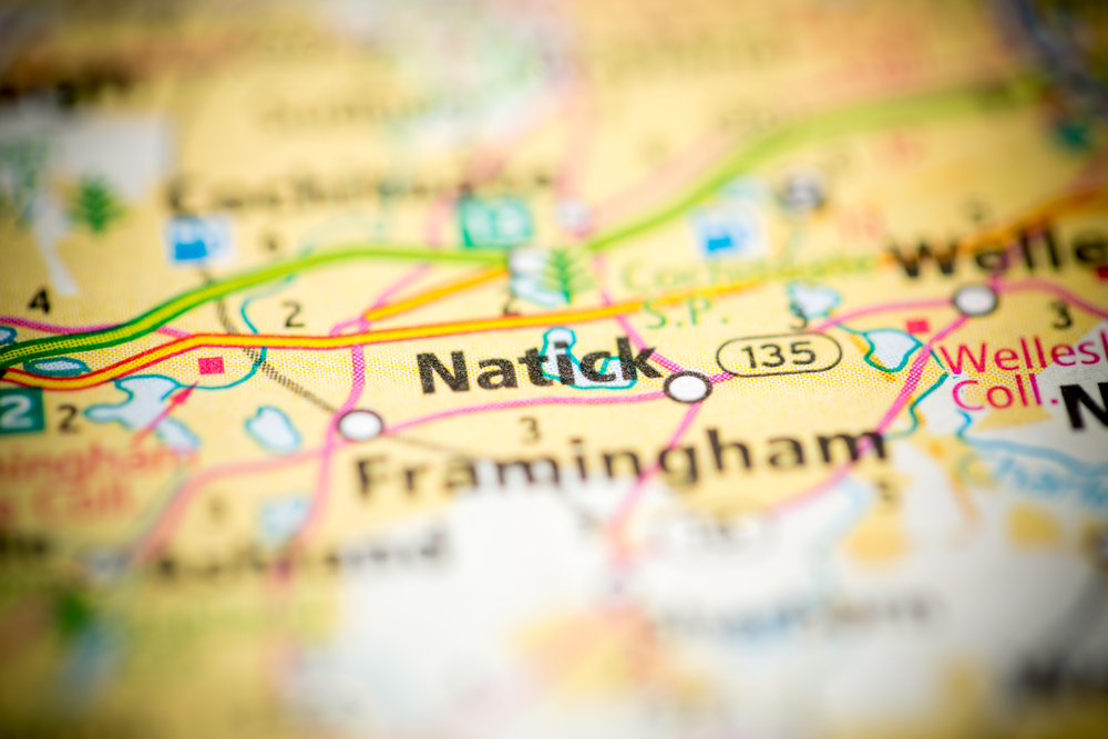 map of natick massachusetts