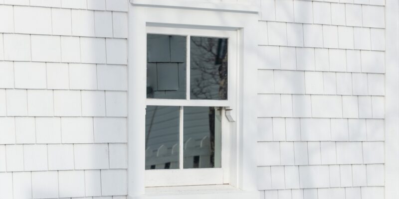 single hung harvey window installed in home exterior for style and function