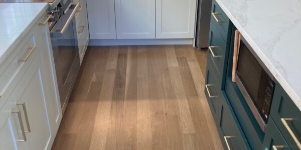 arlington kitchen remodel by three sons window door custom countertop installation new hardwood floors and custom cabinetry storage