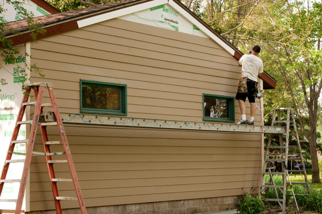 A home with James Hardie siding