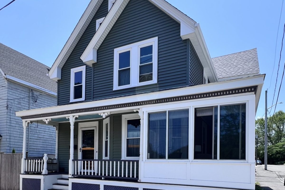 certainteed monogram siding in forest green for home in salem massachusetts by three sons window and more